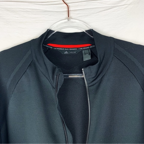 Adidas Golf ADICROSS PRIMEKNIT Bomber Black Jacket Zip Front size M - Picture 3 of 9